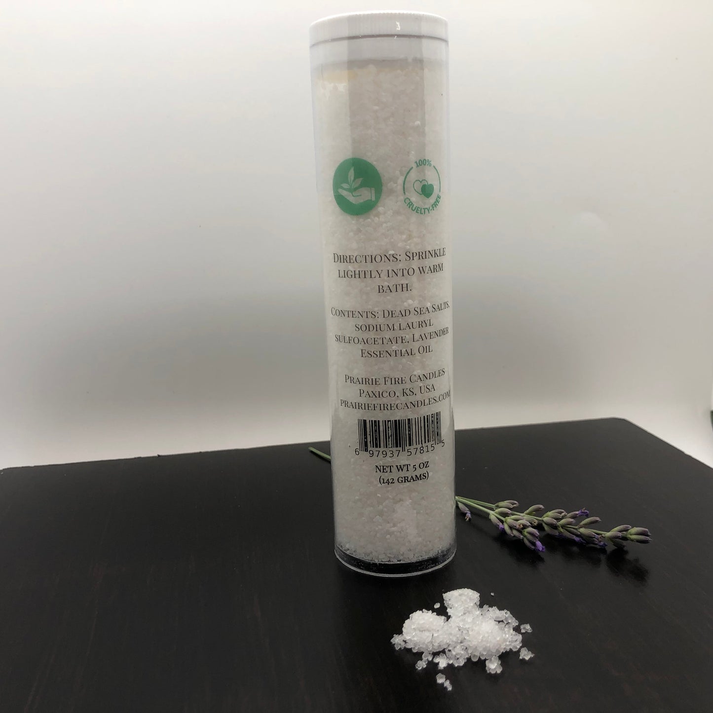 Lavender Dead Sea Bath Salts - 5oz (Prairie Fire Lavender)