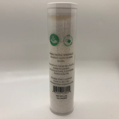 Lavender Dead Sea Bath Salts - 5oz (Prairie Fire Lavender)