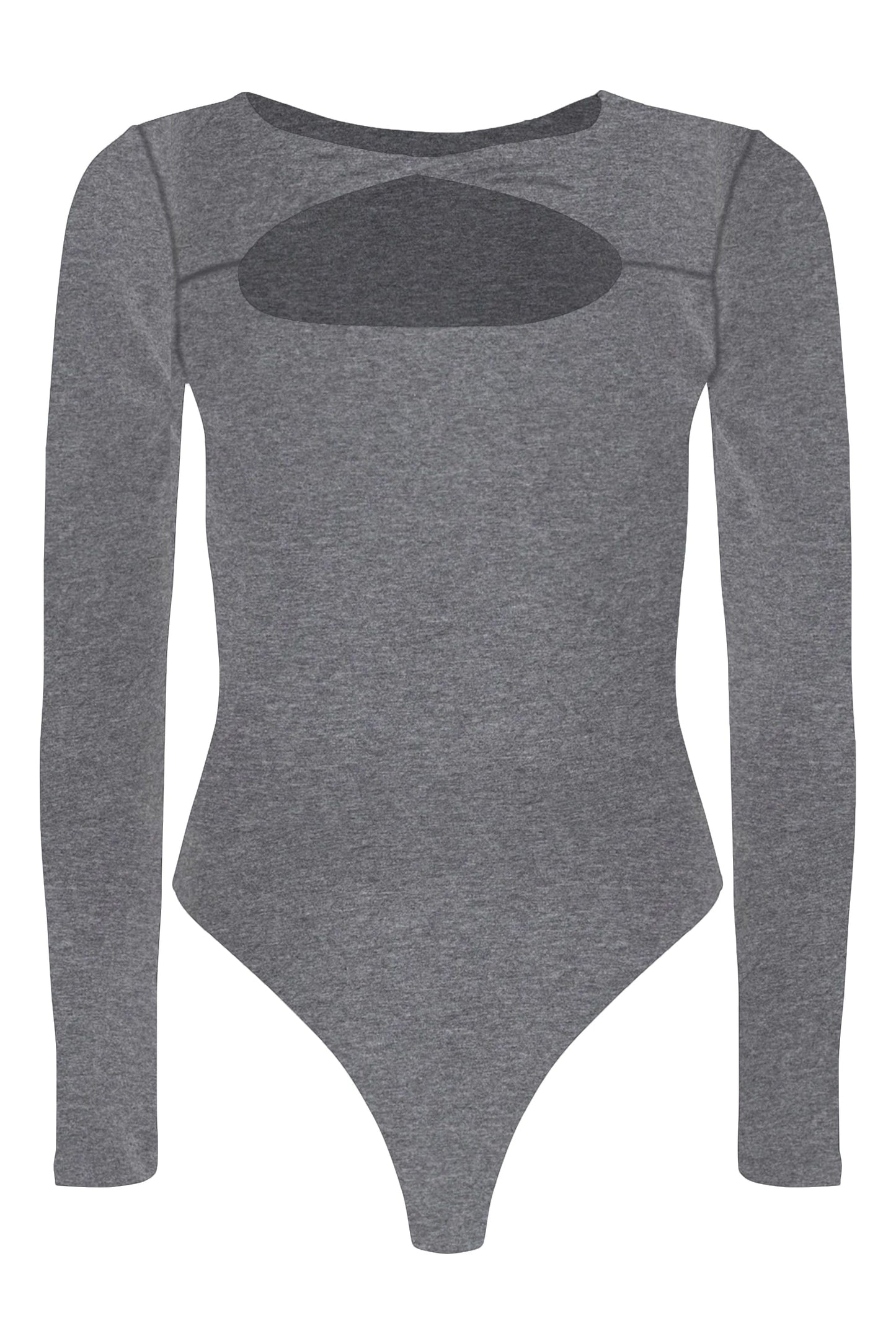 Whitney Cotton Long Sleeve Cutout Twist Bodysuit