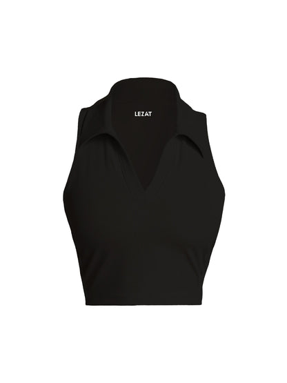 Dylan Organic Cotton Crop Polo Tank