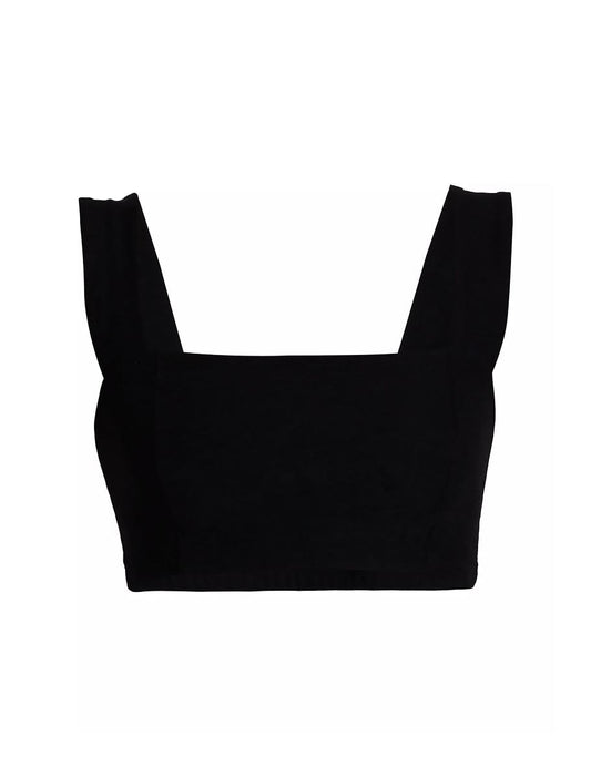 Square Neck Organic Cotton Sports Bra