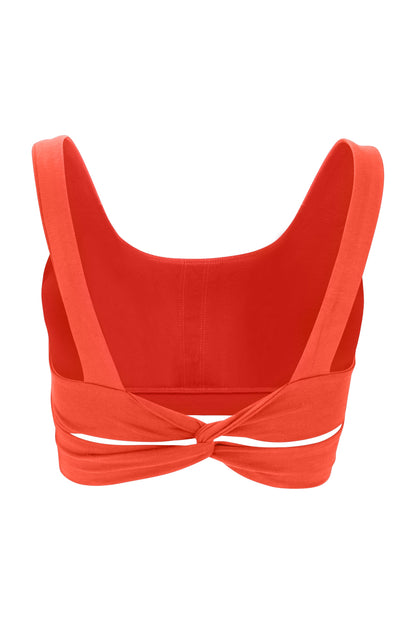 Klara Organic Cotton Twist Back Sport Bra