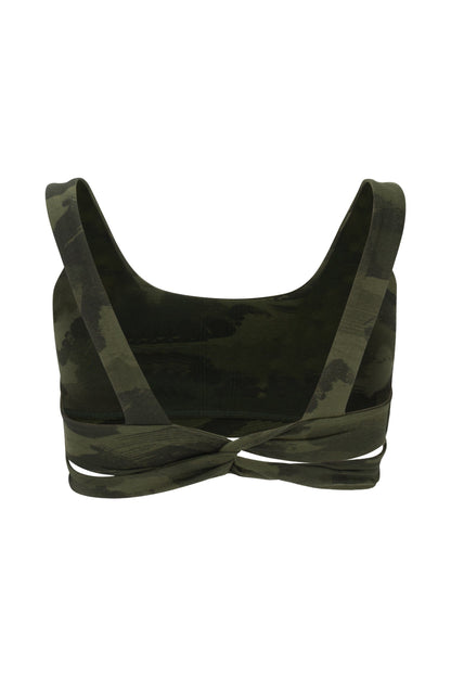 Klara Organic Cotton Twist Back Sport Bra