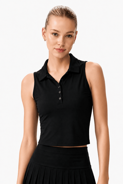 Lexy Organic Cotton Polo Tank