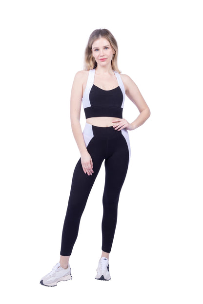 Neda Colorblock Organic Cotton Bra Top