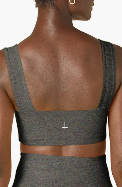 Square Neck Organic Cotton Sports Bra