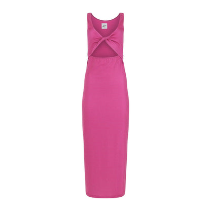 Krista Twist Dress - Pink Aster