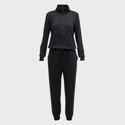 Ava Half Zip Modal Jumpsuit