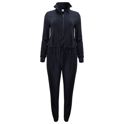 Ava Half Zip Modal Jumpsuit