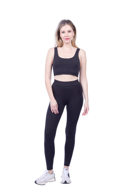 Klara Organic Cotton Twist Back Sport Bra