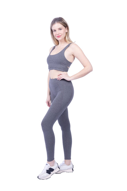 Klara Organic Cotton Twist Back Sport Bra