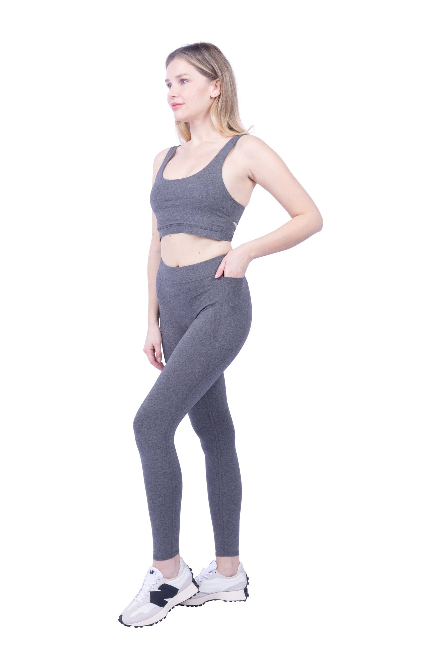 Klara Organic Cotton Twist Back Sport Bra