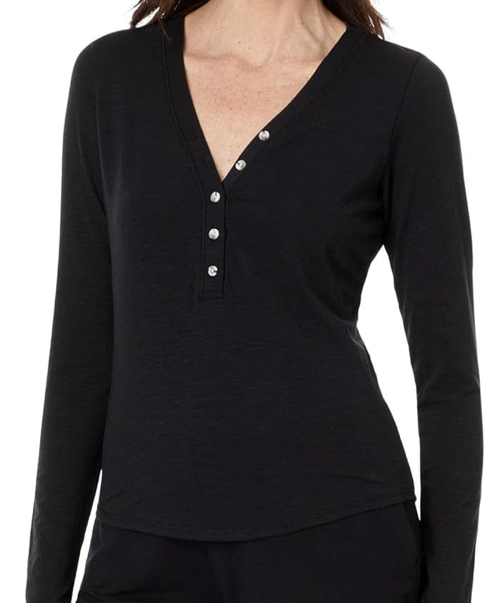 Monroe Organic Cotton Henley Long Sleeve