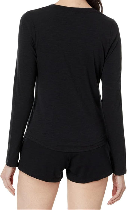 Monroe Organic Cotton Henley Long Sleeve