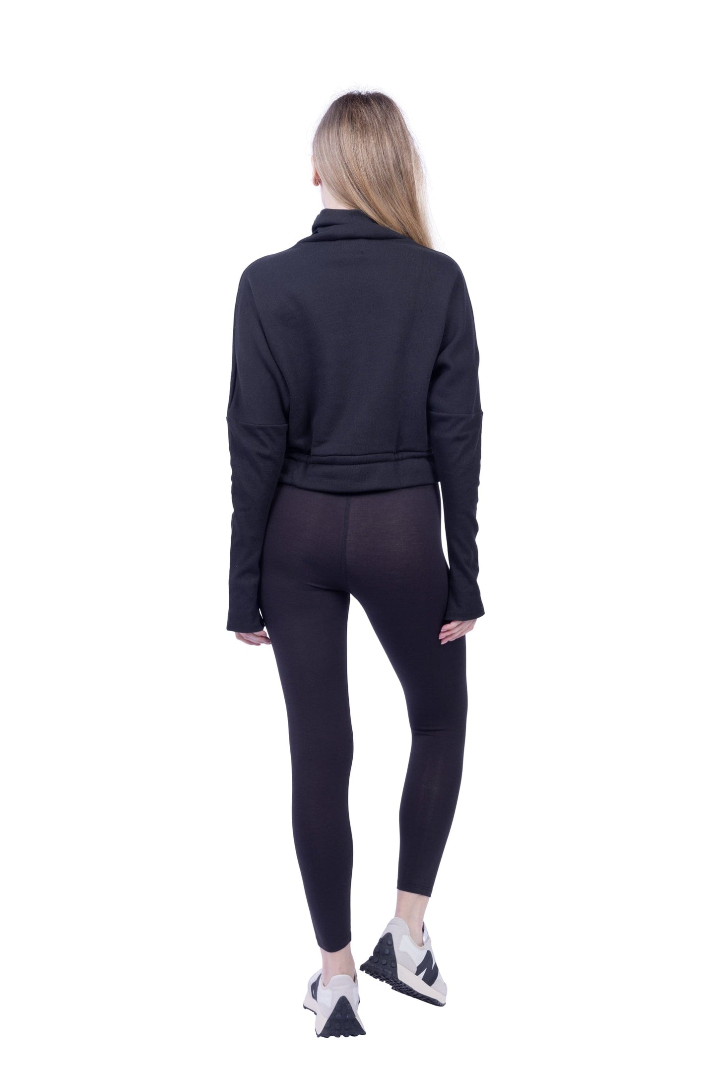 Britney Organic Cotton Roll-Neck Sweatshirt