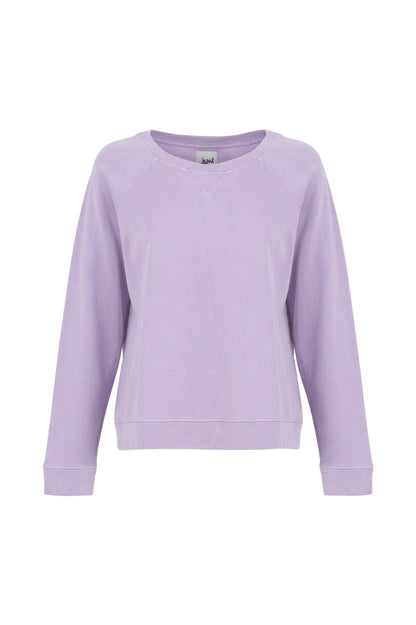 Melody Everyday Organic Cotton Pullover Sweatshirt - Lavender