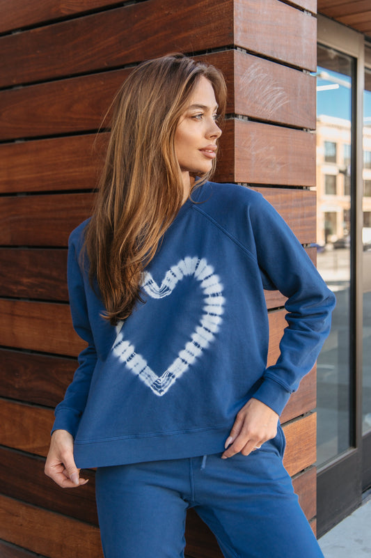 Heart-to-Heart Cotton Sweatshirt