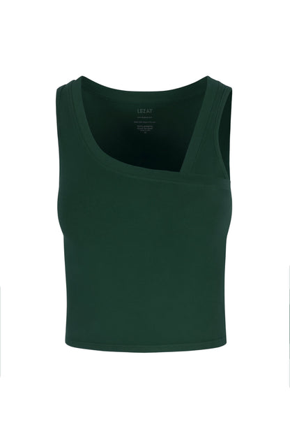 Eden Asymmetrical Organic Cotton Tank