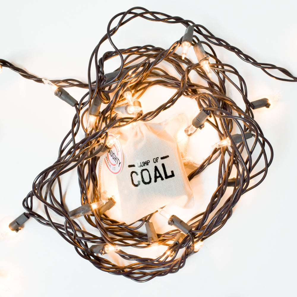 Lump of Coal Gift (Wooden)