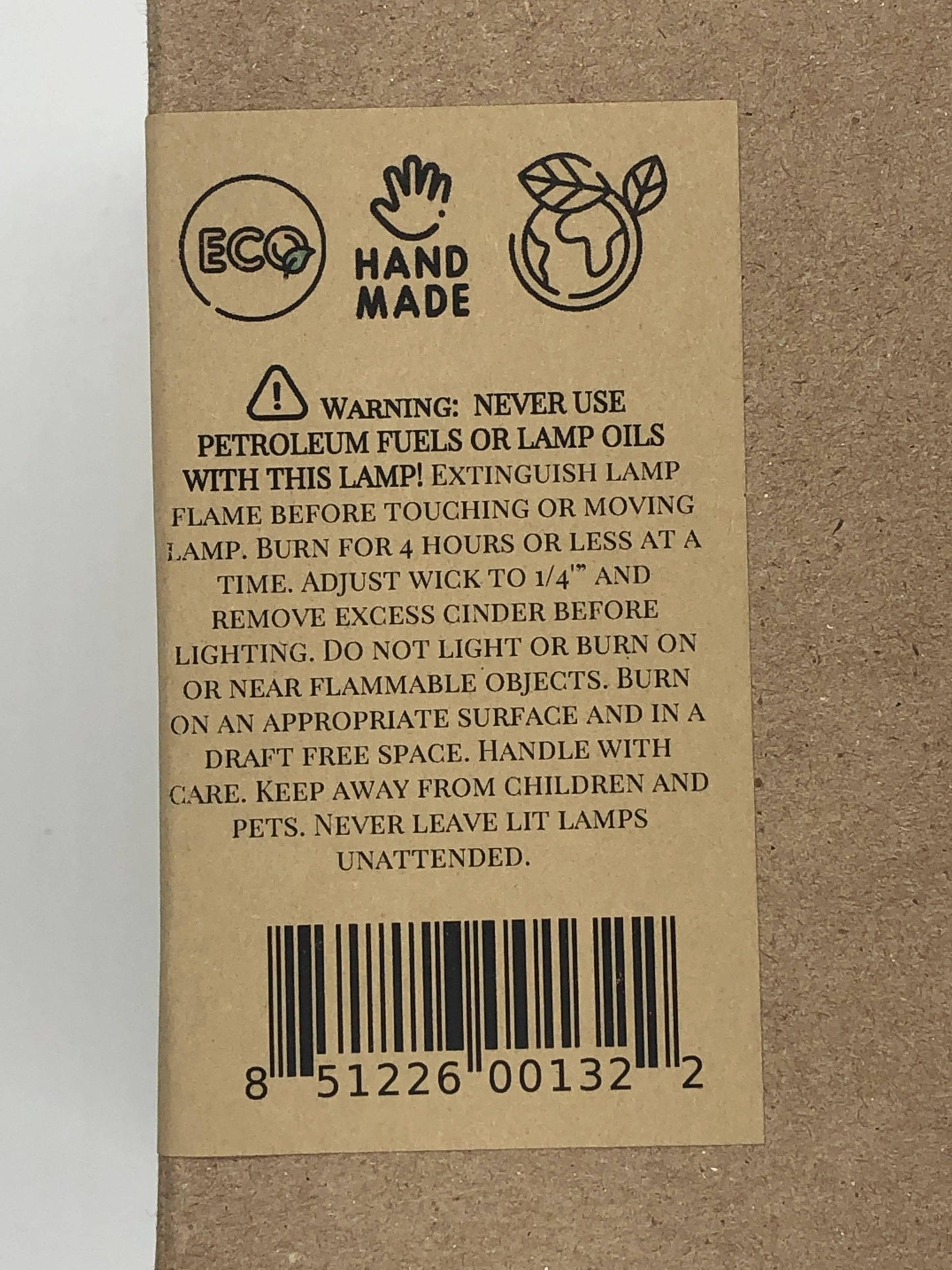 Olive Oil Candle Lamp - Emergency Backup - Power Outage