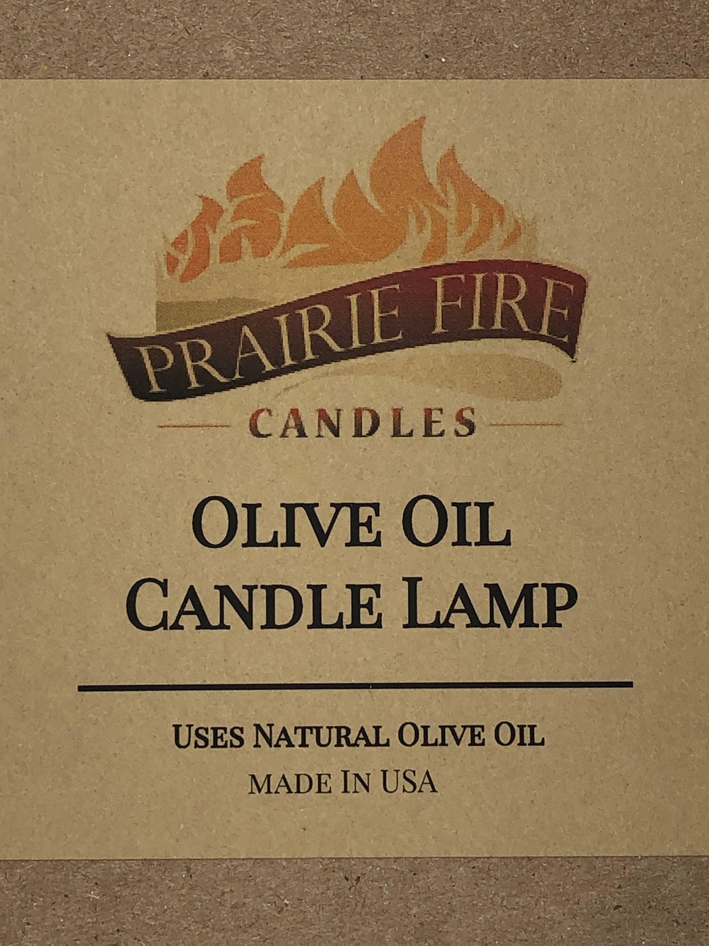 Olive Oil Candle Lamp - Emergency Backup - Power Outage