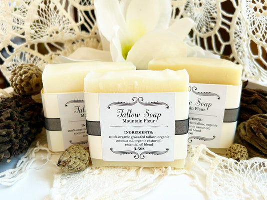 Tallow Soap- Mountain Spa - Homeland Harvest