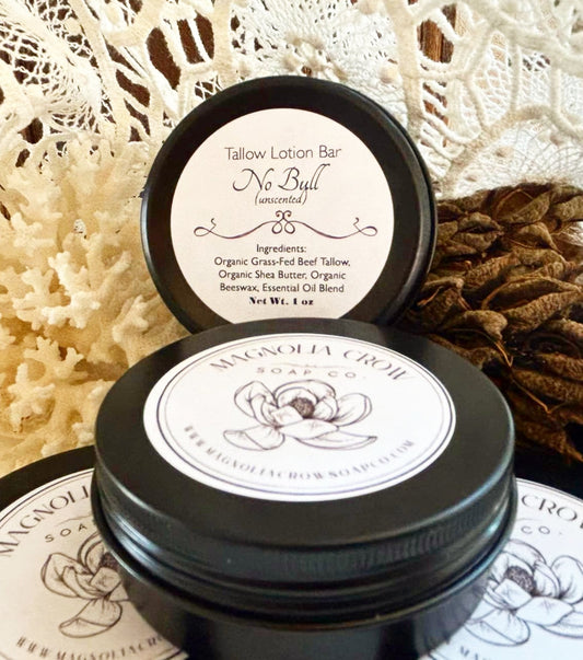 No Bull Lotion Bar (unscented) - Homeland Harvest