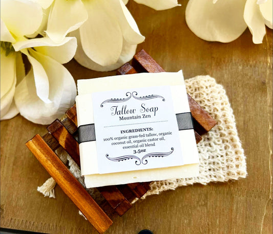 Tallow Soap-Mountain Zen - Homeland Harvest