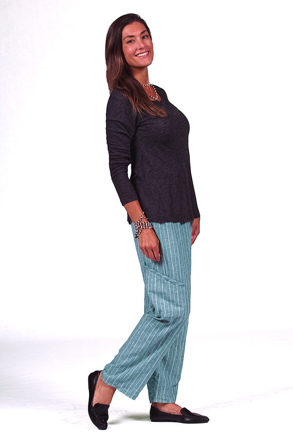 hemp and organic cotton pocket pant - Homeland Harvest