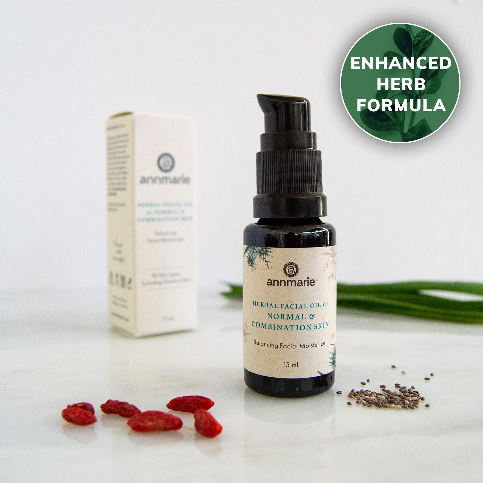 Herbal Facial Oil for Normal & Combination Skin (15ml)- Collective - Homeland Harvest