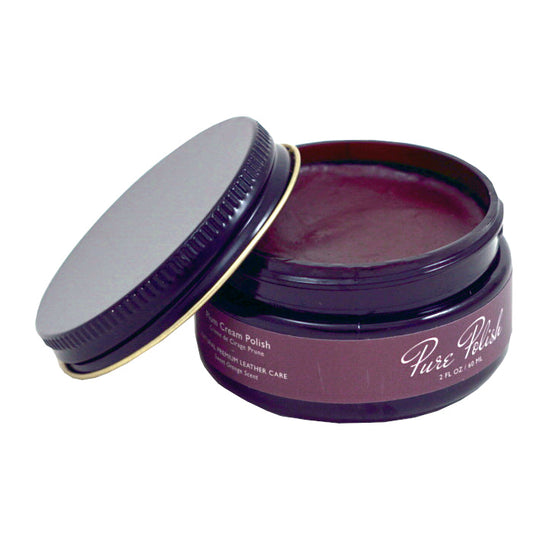 Plum Leather Cream Polish - Homeland Harvest