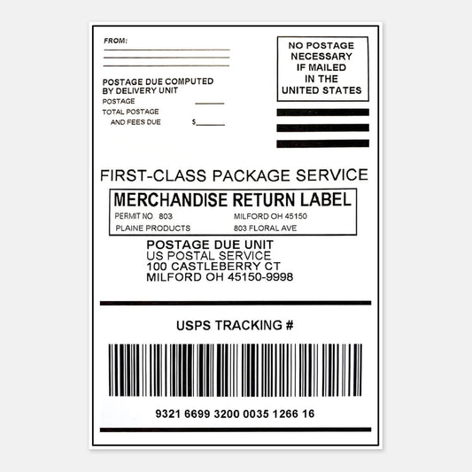 Return Label - Homeland Harvest