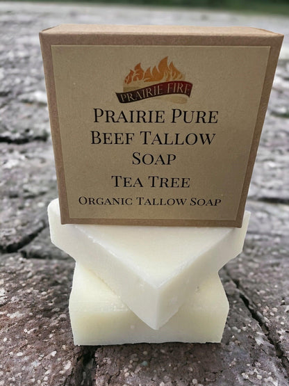 Grass Fed Beef Tallow Soap Bar (3 Pack) – Fragrance Free, Natural & Organic – Moisturizes & Soothes Face, Body & Hair – Handcrafted, Ideal for Sensitive & Dry Skin