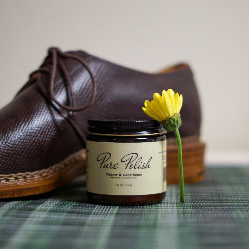 Natural Leather Cleaner and Conditioner - Homeland Harvest