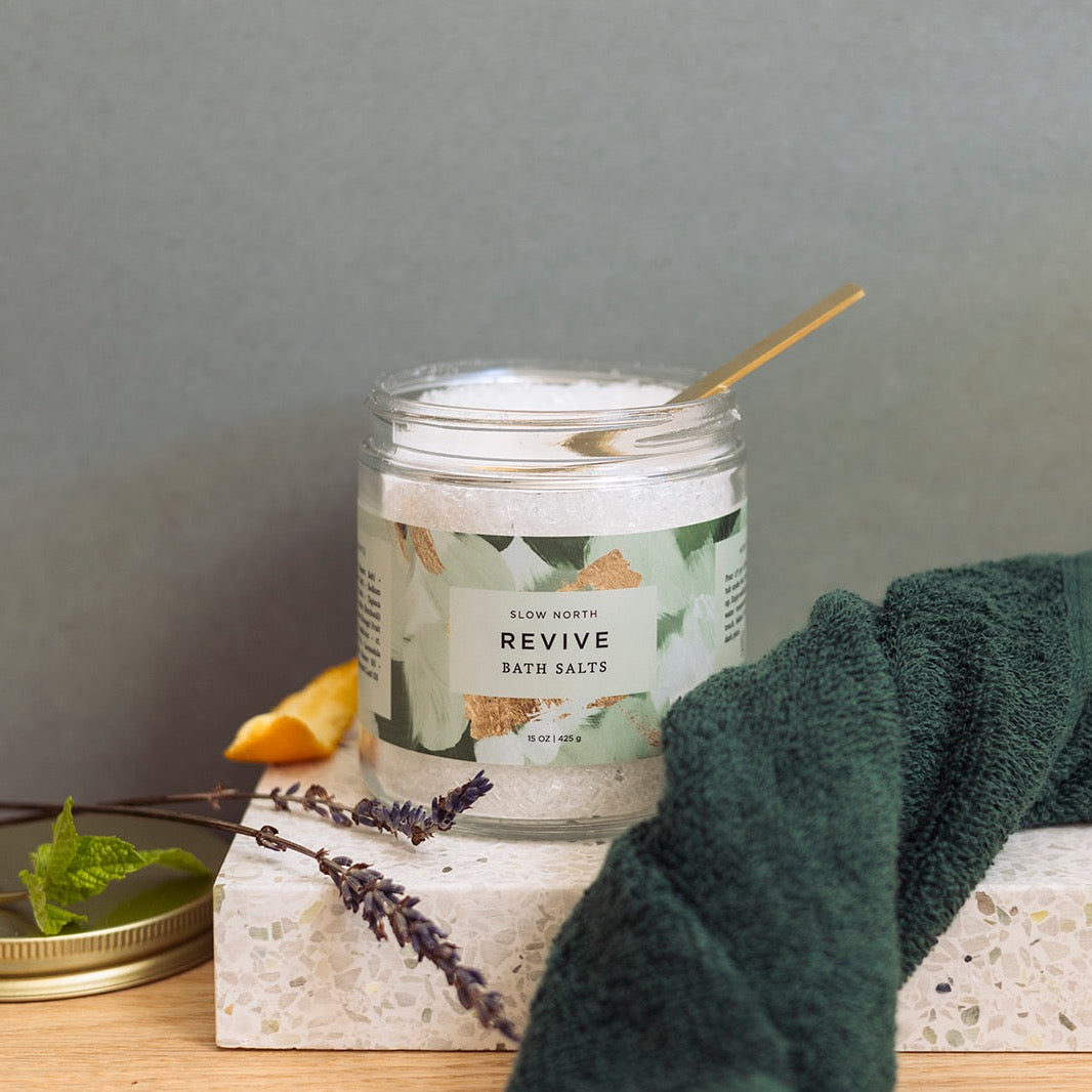 Revive Bath Salts - 15 oz Jar - Homeland Harvest