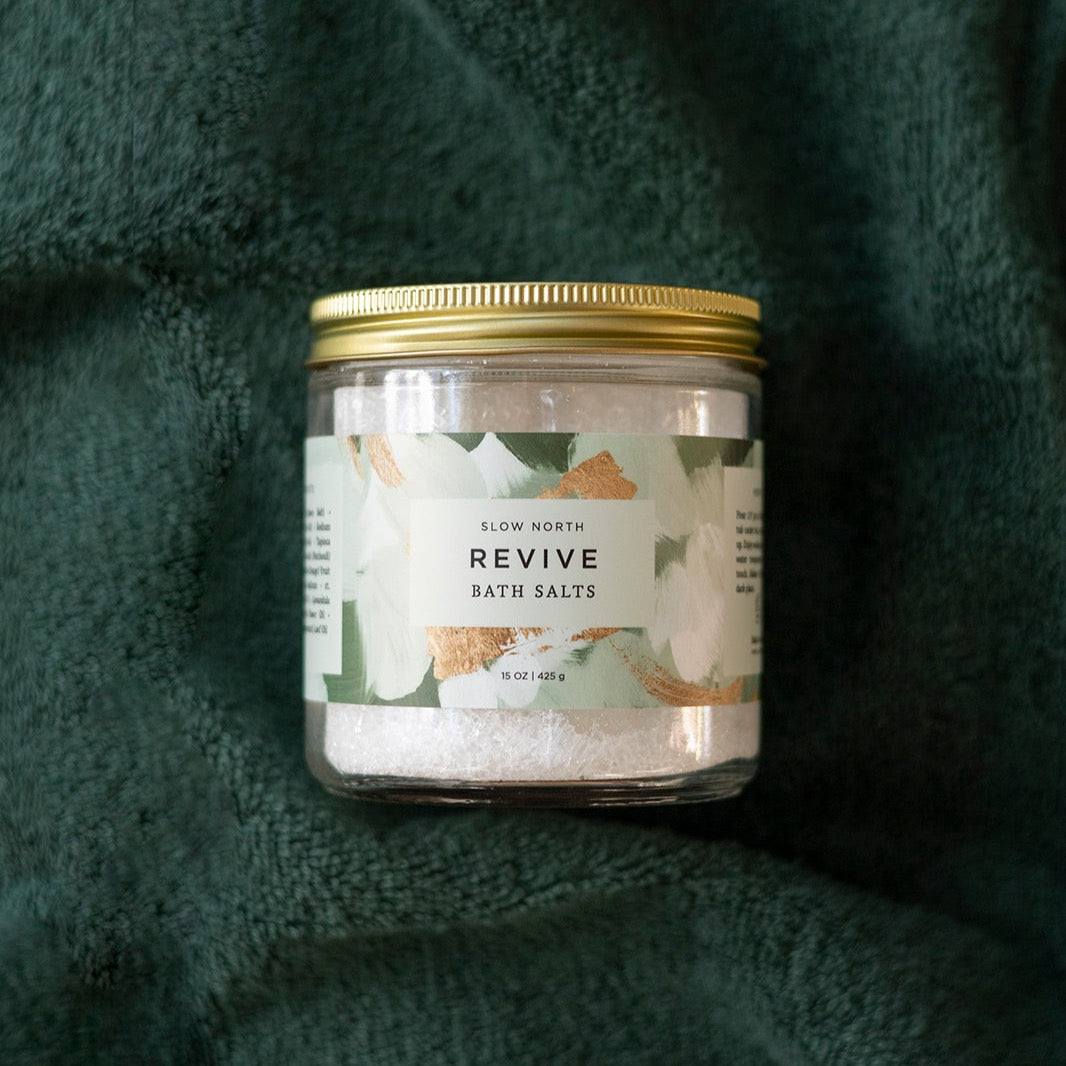 Revive Bath Salts - 15 oz Jar - Homeland Harvest