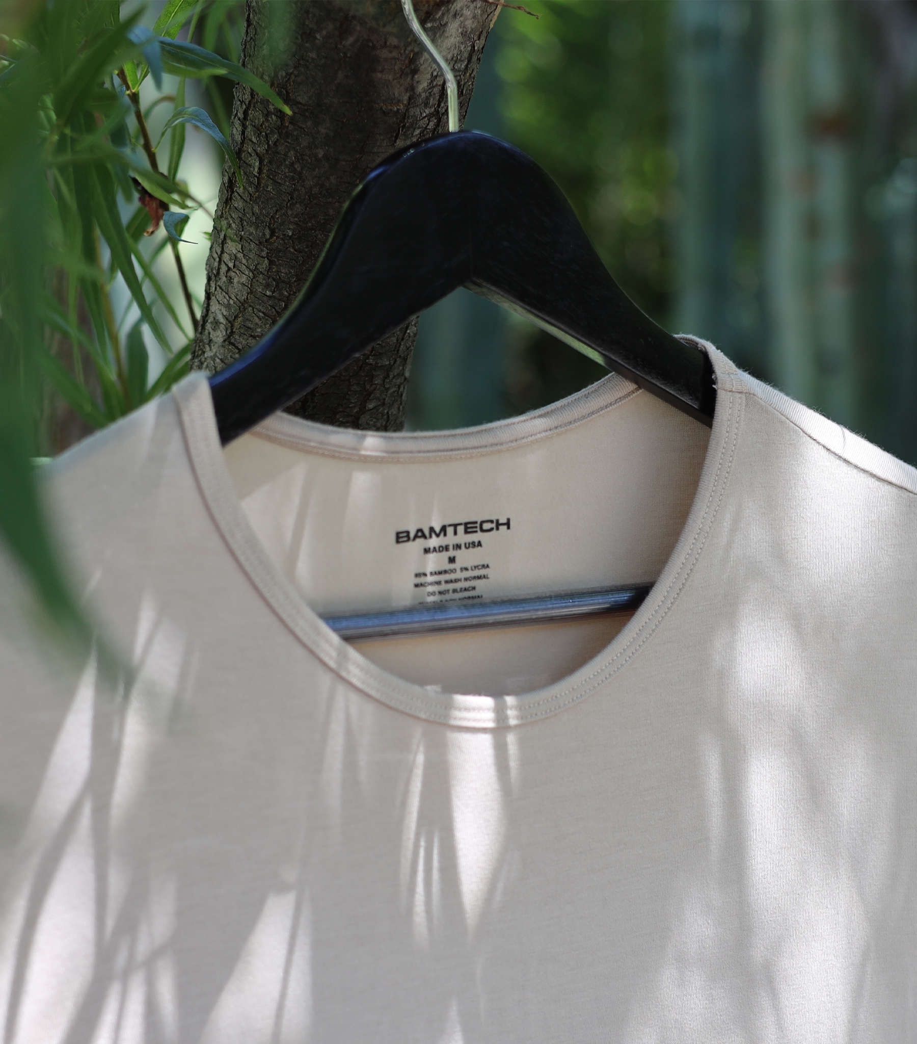 Bamboo Swift Curve-Hem T-Shirt - Heather Grey - Homeland Harvest