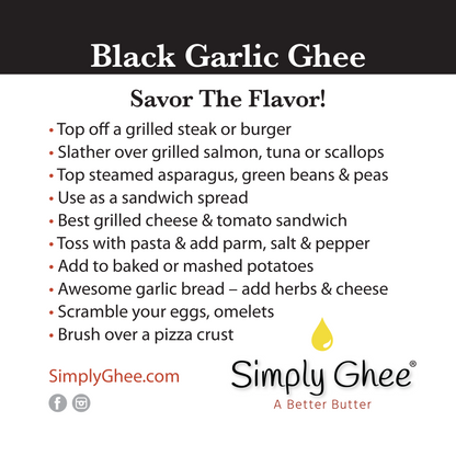 Black Garlic Ghee DIY Mix - Homeland Harvest