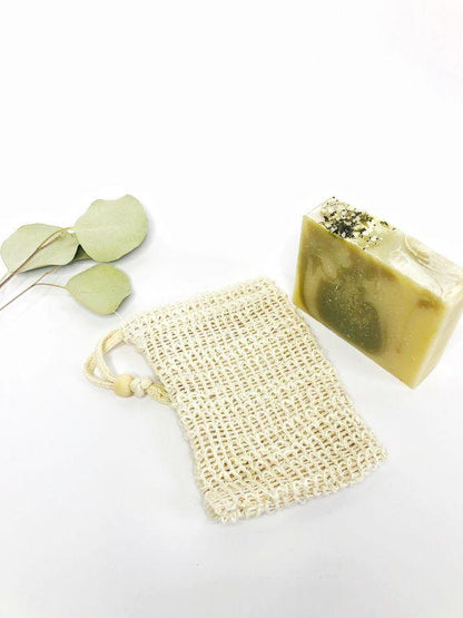 Natural Sisal Soap Saver and Exfoliating Pouch - Homeland Harvest