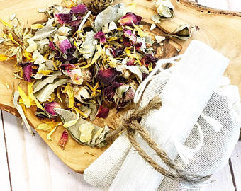 Organic Smudge Set / Energy Cleansing / Ritual / Altar / Purification / Sage - Homeland Harvest