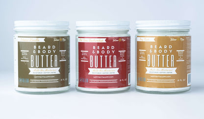 Tallow Man Men’s Beard Butter Trio Gift Box | 100% Natural Tallow