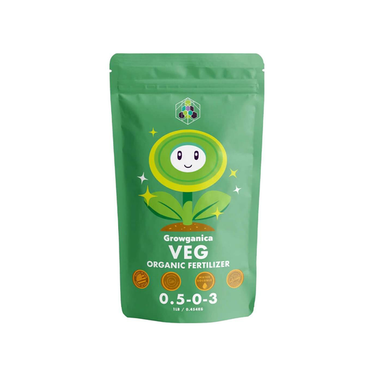 Growganica Veg Organic Living Soil Plant Food for Vigorous Growth and Lush Canopy Fertilizer