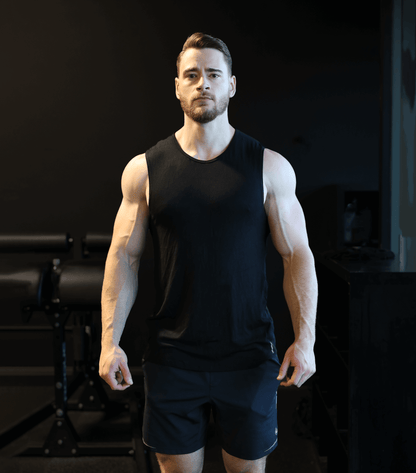 Bamboo Aerotech Tank - Heather Grey - Homeland Harvest