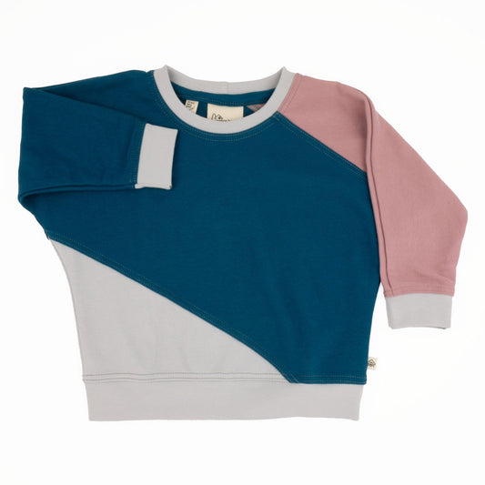 Toddler Diagonal Colorblock Sweatshirt - Homeland Harvest