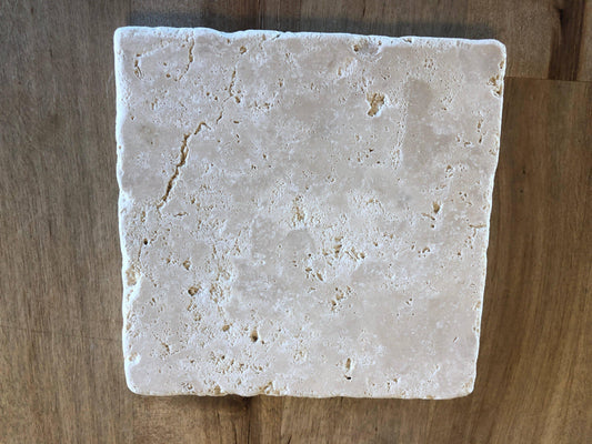 Travertine Marble Candle Coaster - Surface Protector