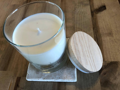Travertine Marble Candle Coaster - Surface Protector
