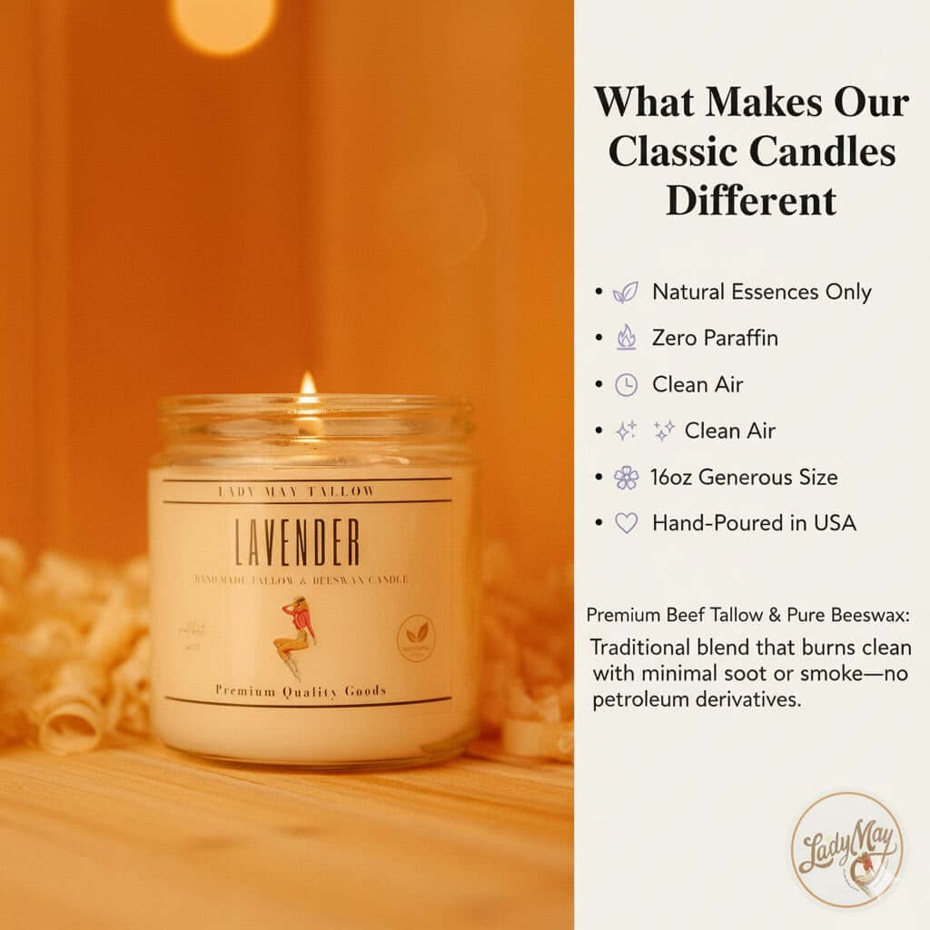 Vanilla Bean Luxury Gift Box | Tallow Skincare, Candle & Soap
