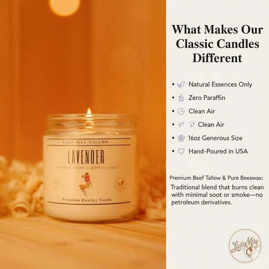 Vanilla Bean Luxury Gift Box | Tallow Skincare, Candle & Soap