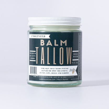 All-Natural DeluxeTallow Skin care and Candle Set Premium Quality All Natural Gift Box by The Lady May