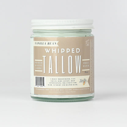All-Natural Vanilla  Whipped Tallow, Candle and Soap Premium Quality All Natural Gift Box by The Lady May